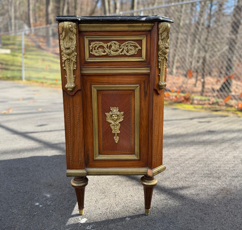 Antique Louis XVI Style Marble Sideboard