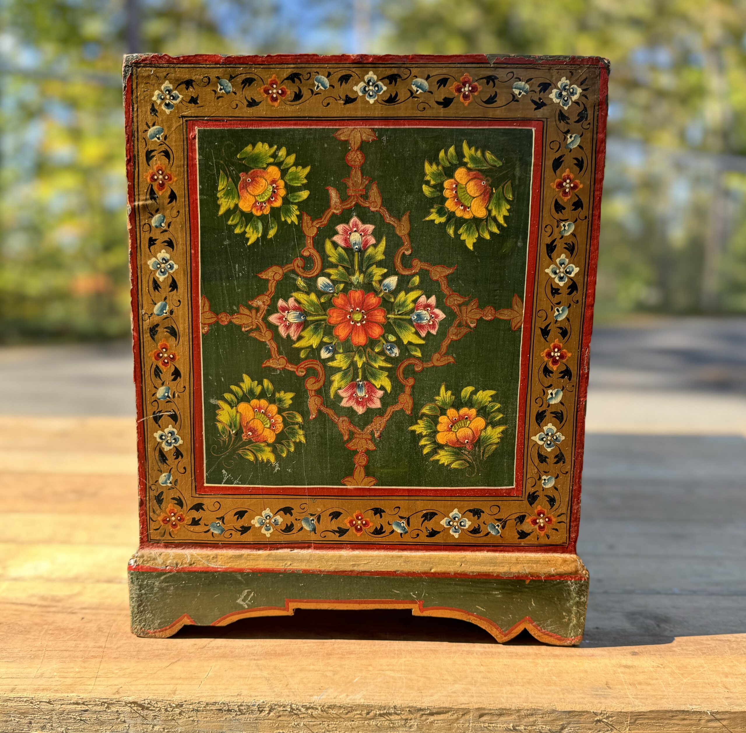 Hand Painted Tibetan Chest image 3