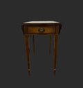 Drop Leaf Table With Inlay Details