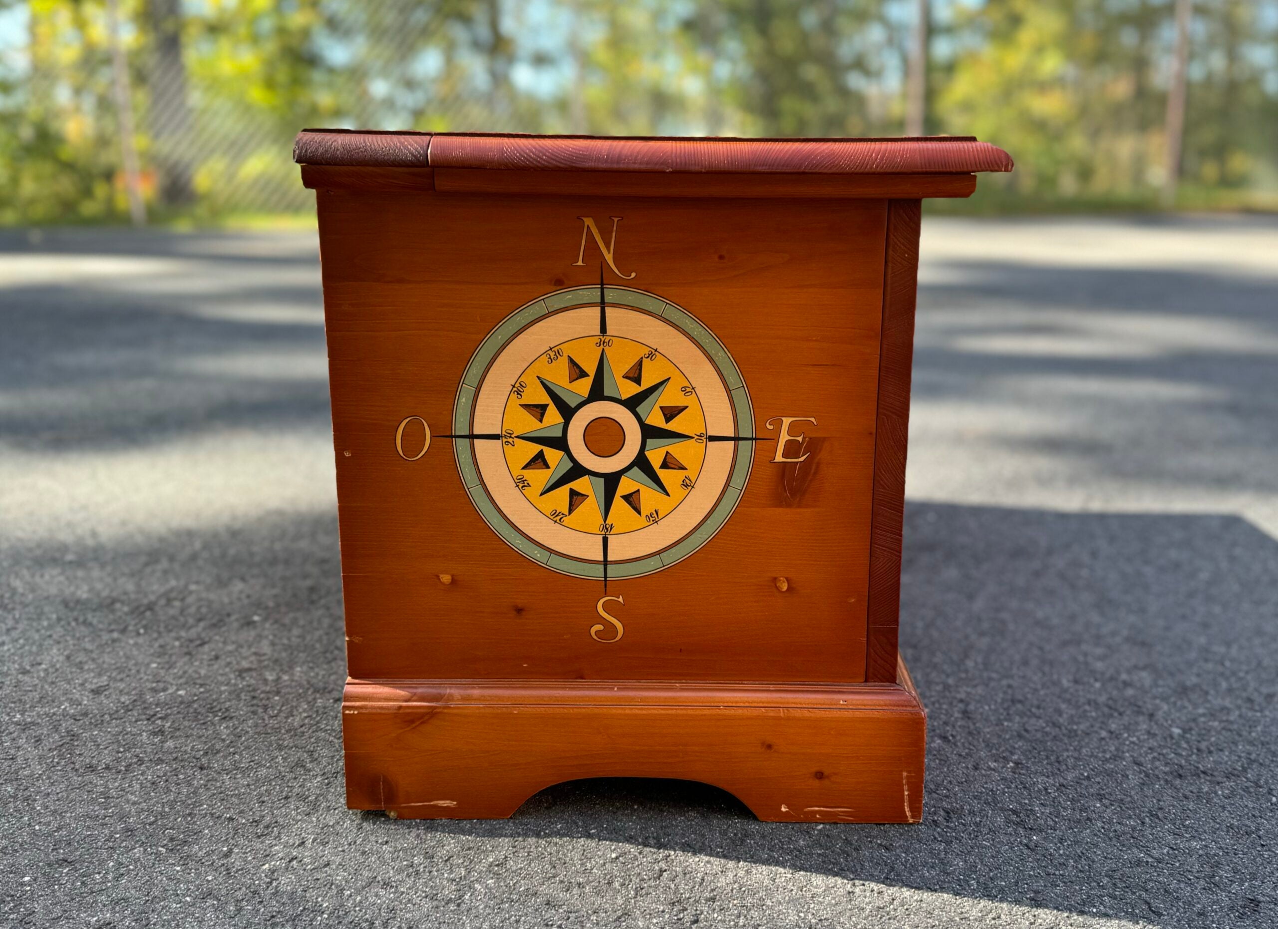 Arte Nuova Forma Nautical Wood Chest image 5