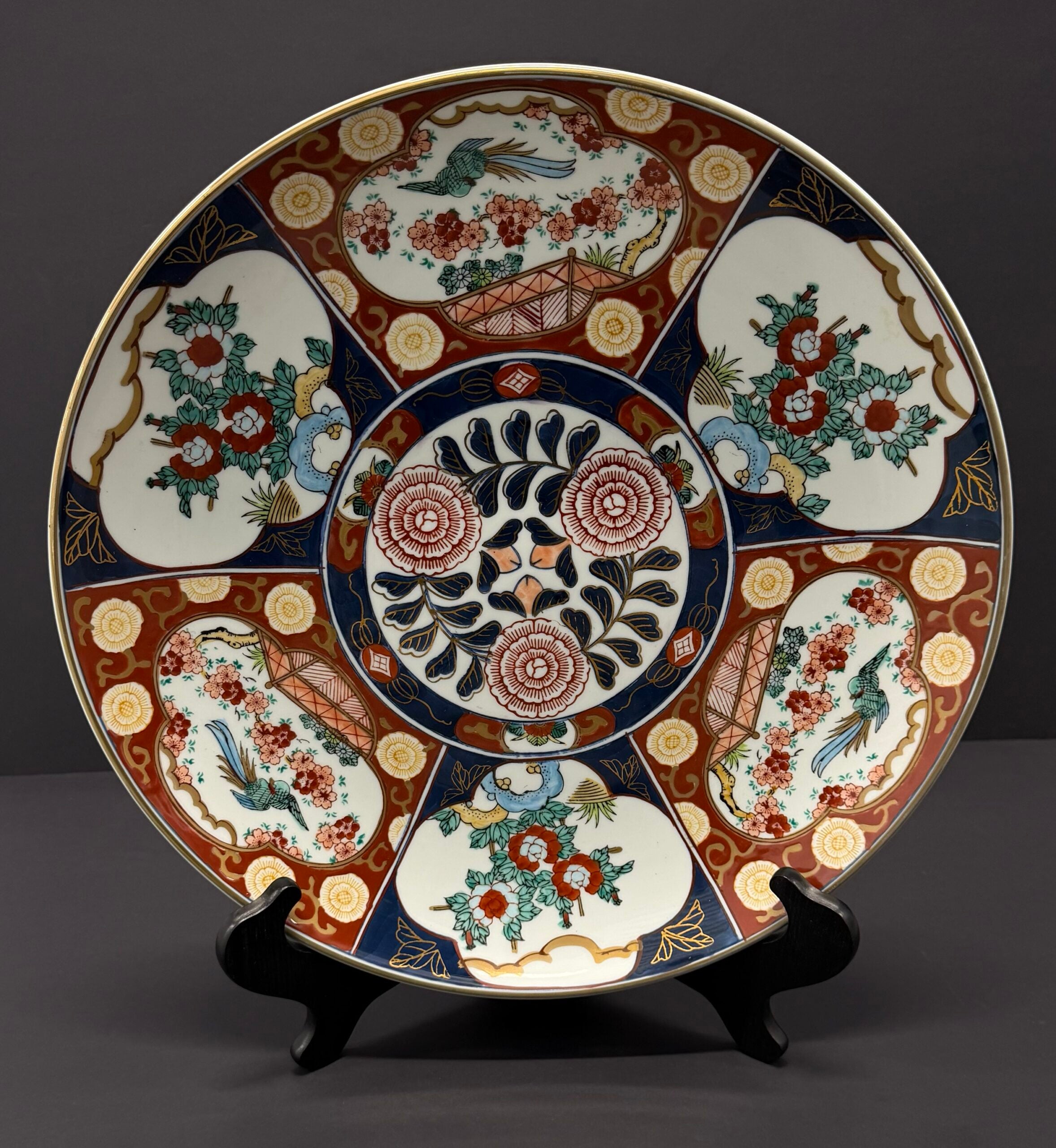 Vintage Imari Porcelain Charger image 0