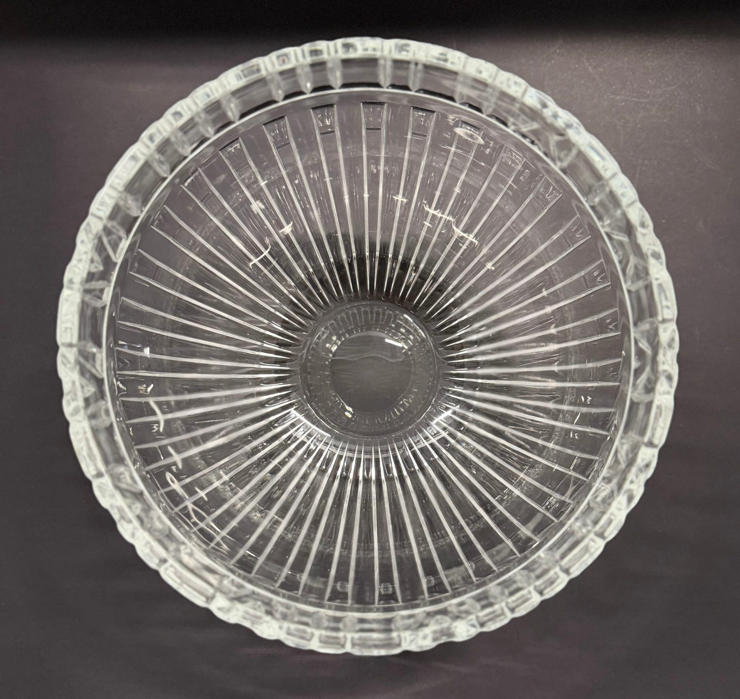 Tiffany &amp; Co. Atlas Roman Numeral Crystal Bowl image 1