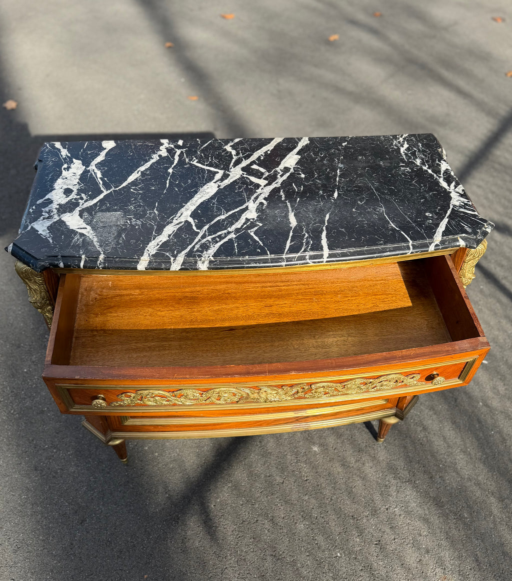 Antique Louis XVI Style Marble Sideboard