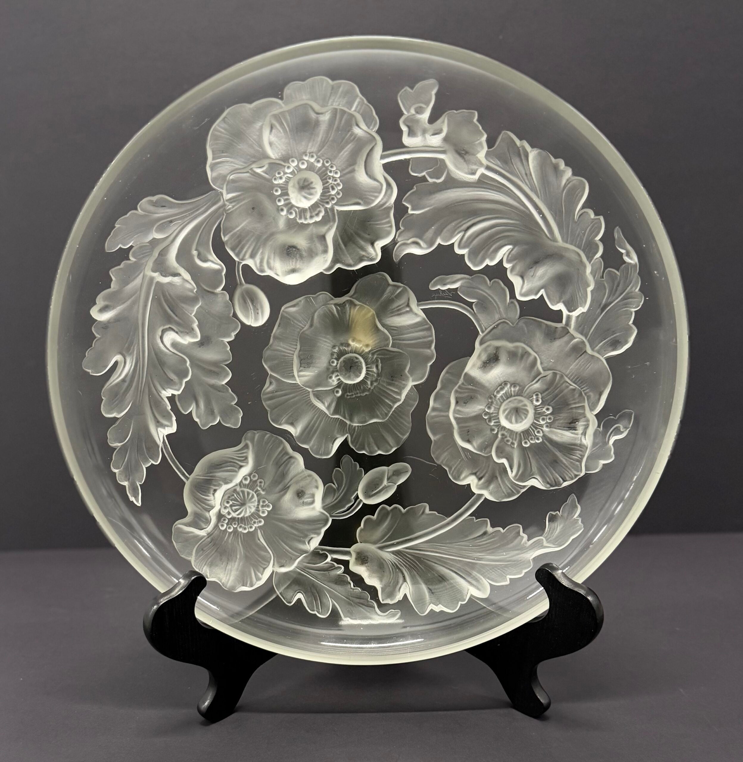 1935 Verrerie D’Andelys Glass Coupe, Charger image 0