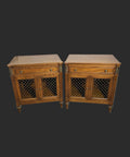 Kindel French Regency Style Nightstand Pair image 0
