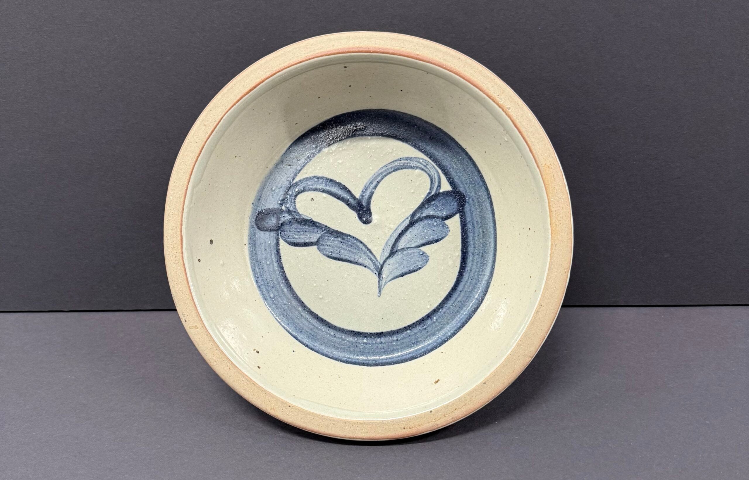 Vintage 1988 Spongware Pottery Small Bowl image 0