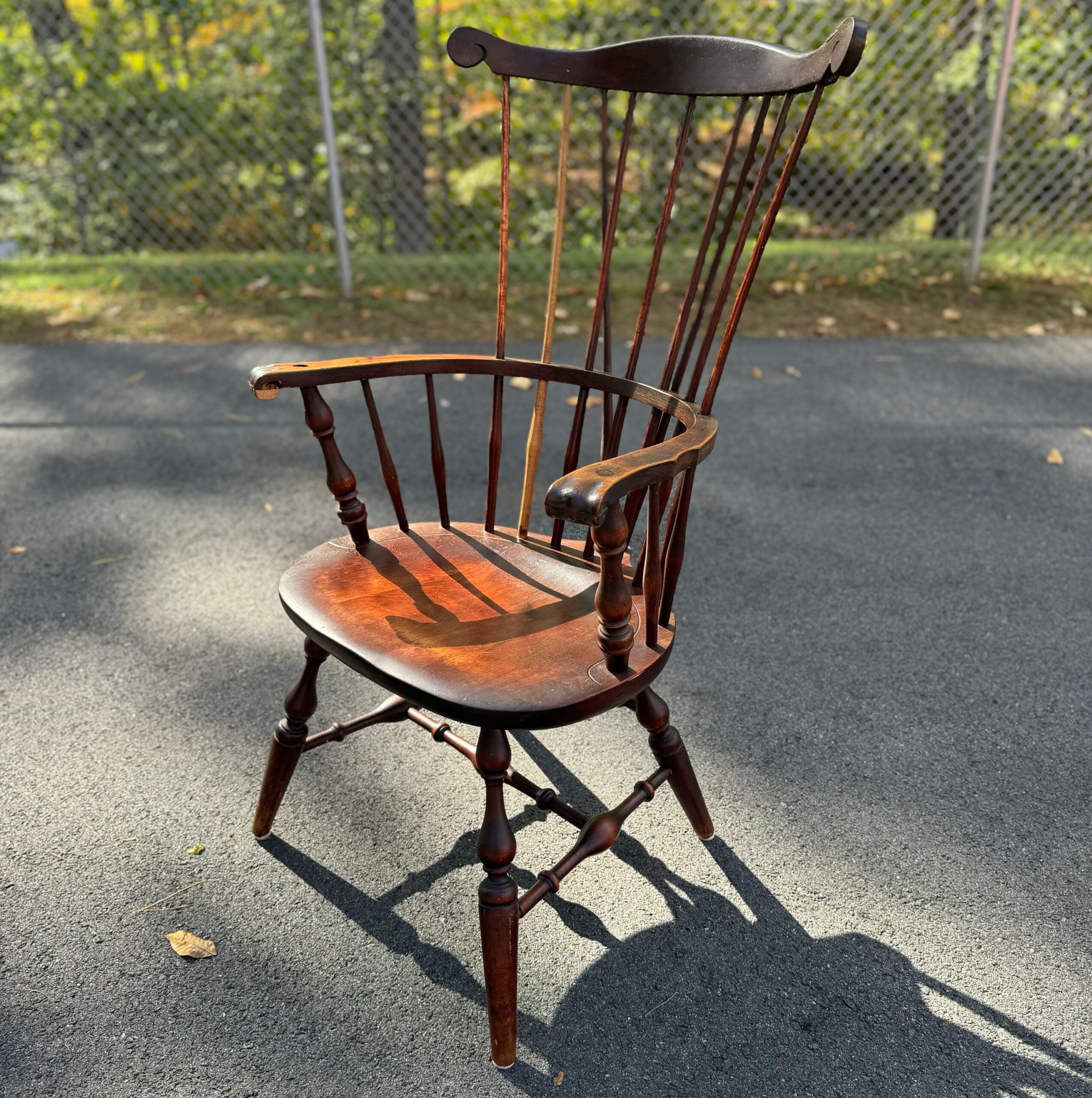 Nichols and Stone Windsor Comb Back Arm Chair image 0