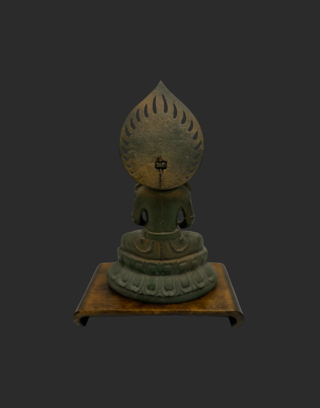 Meditating Bronze Buddha image 1