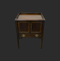 Drexel Mahogany Chippendale Bedside Table