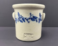 Vintage Salmon Falls Stoneware Pottery BLUEBERRY VINE Double Handles image 0