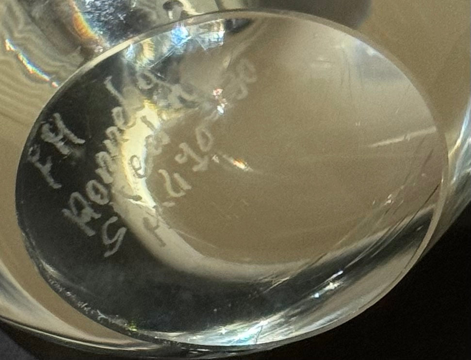 FM Ronneby Konstglas Sweden Glass Duck image 3