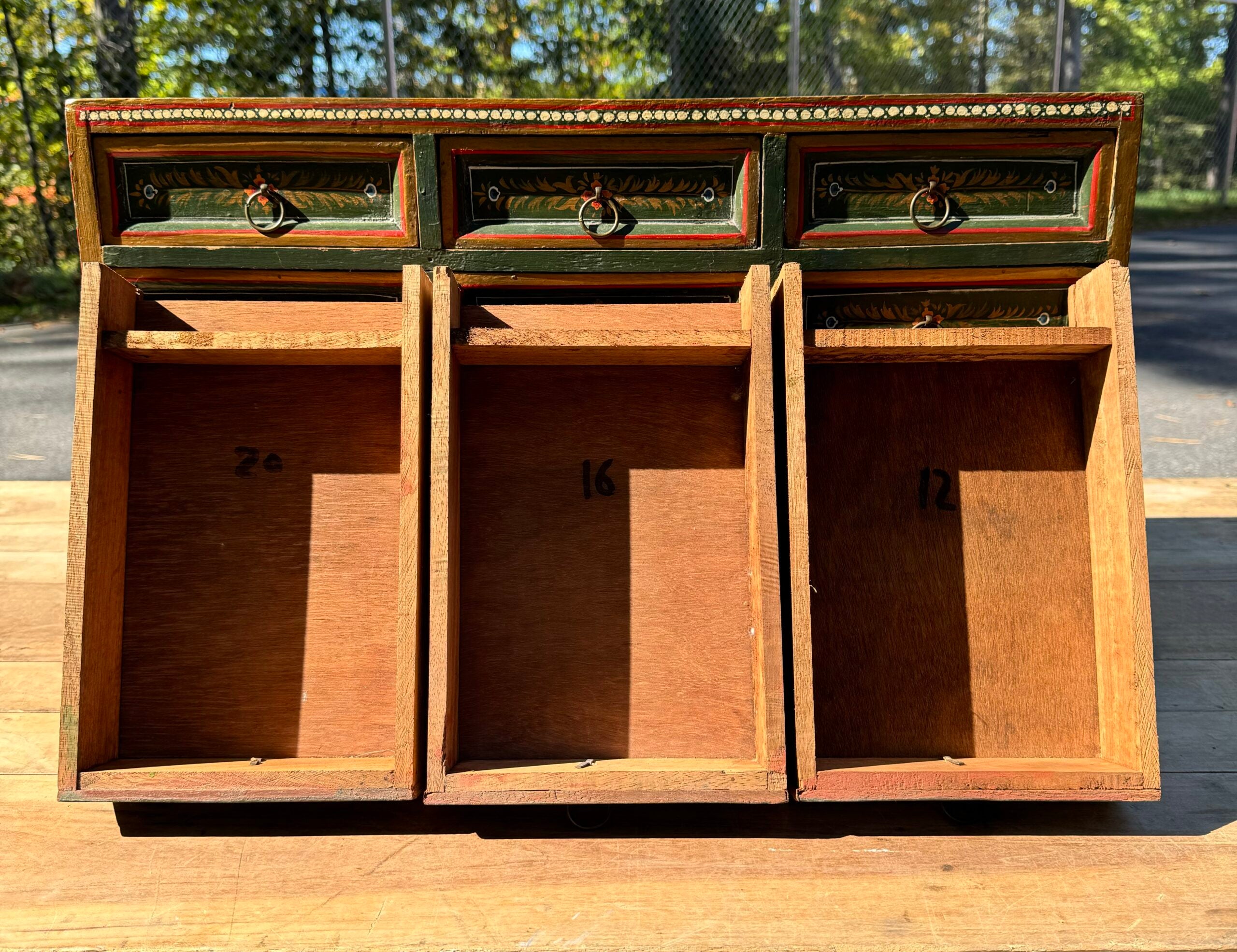 Hand Painted Tibetan Chest image 2