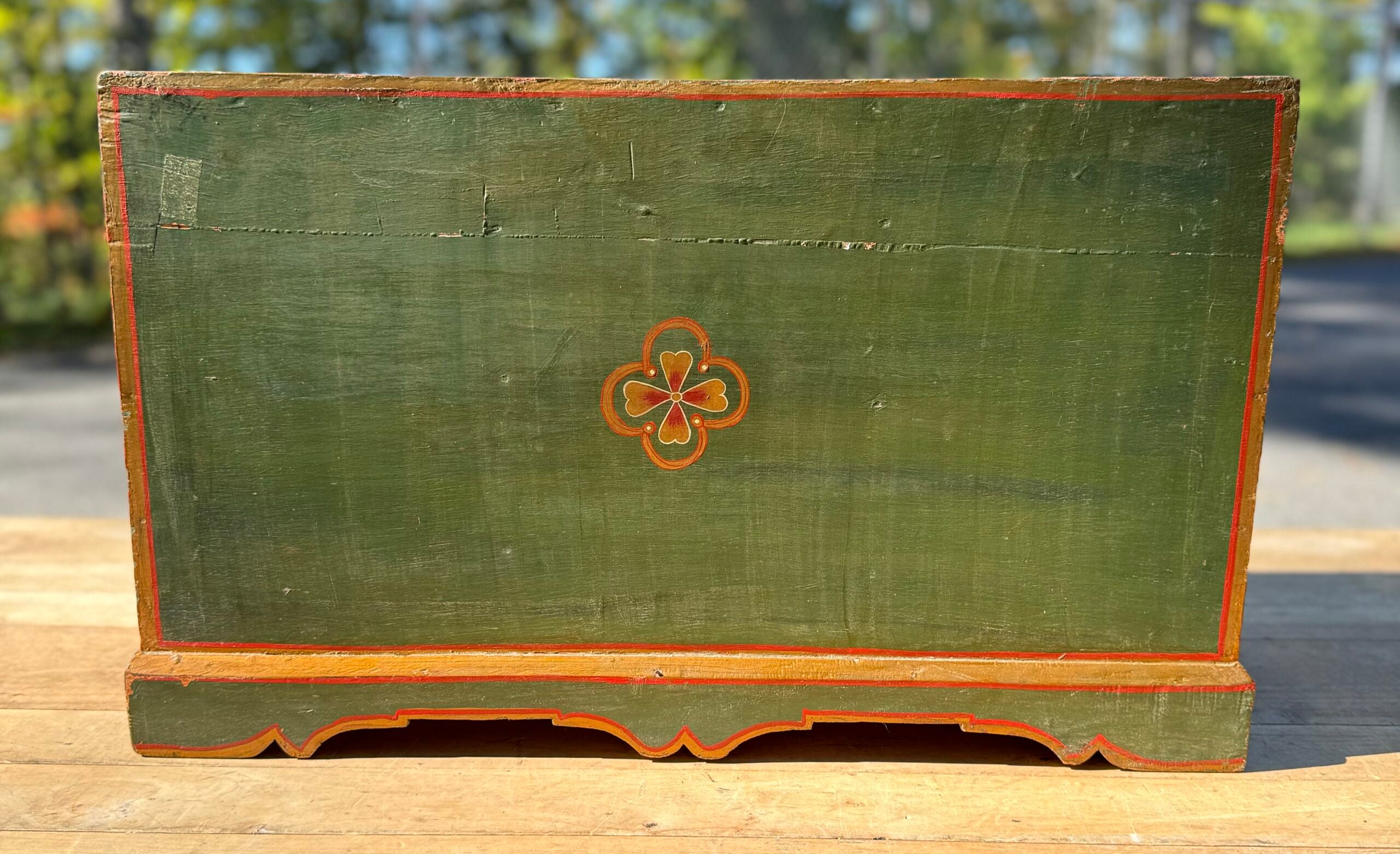Hand Painted Tibetan Chest image 4