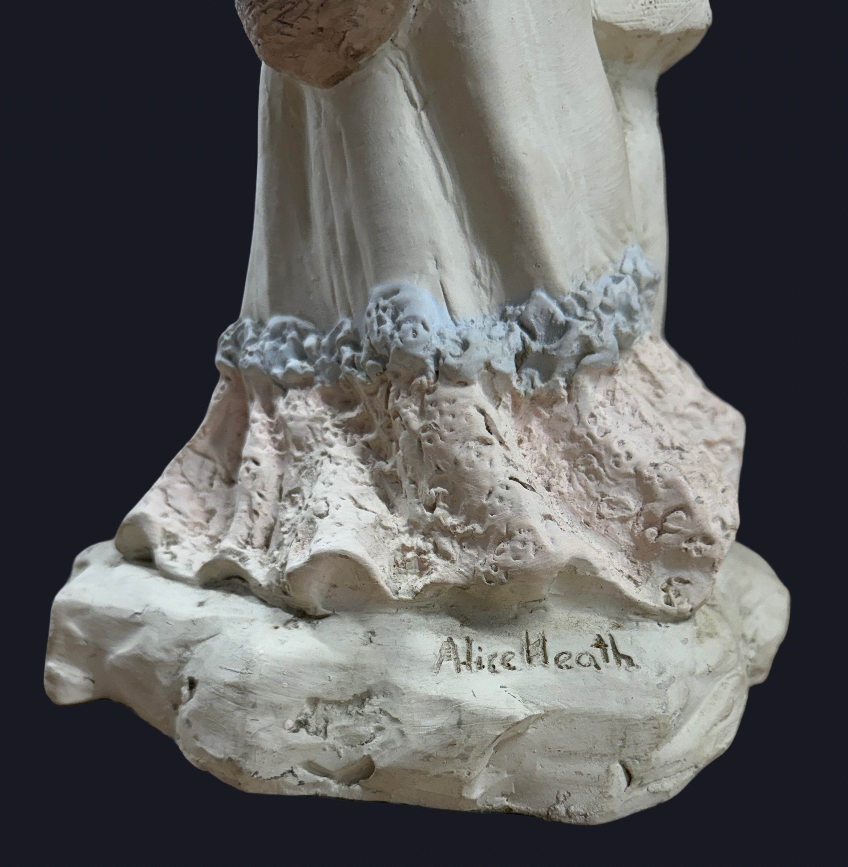 Victorian Romance Couple Austin Production Sculpture By Artist Alice Heath