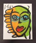 Peter Robert Keil Stylized Acrylic Portrait image 0