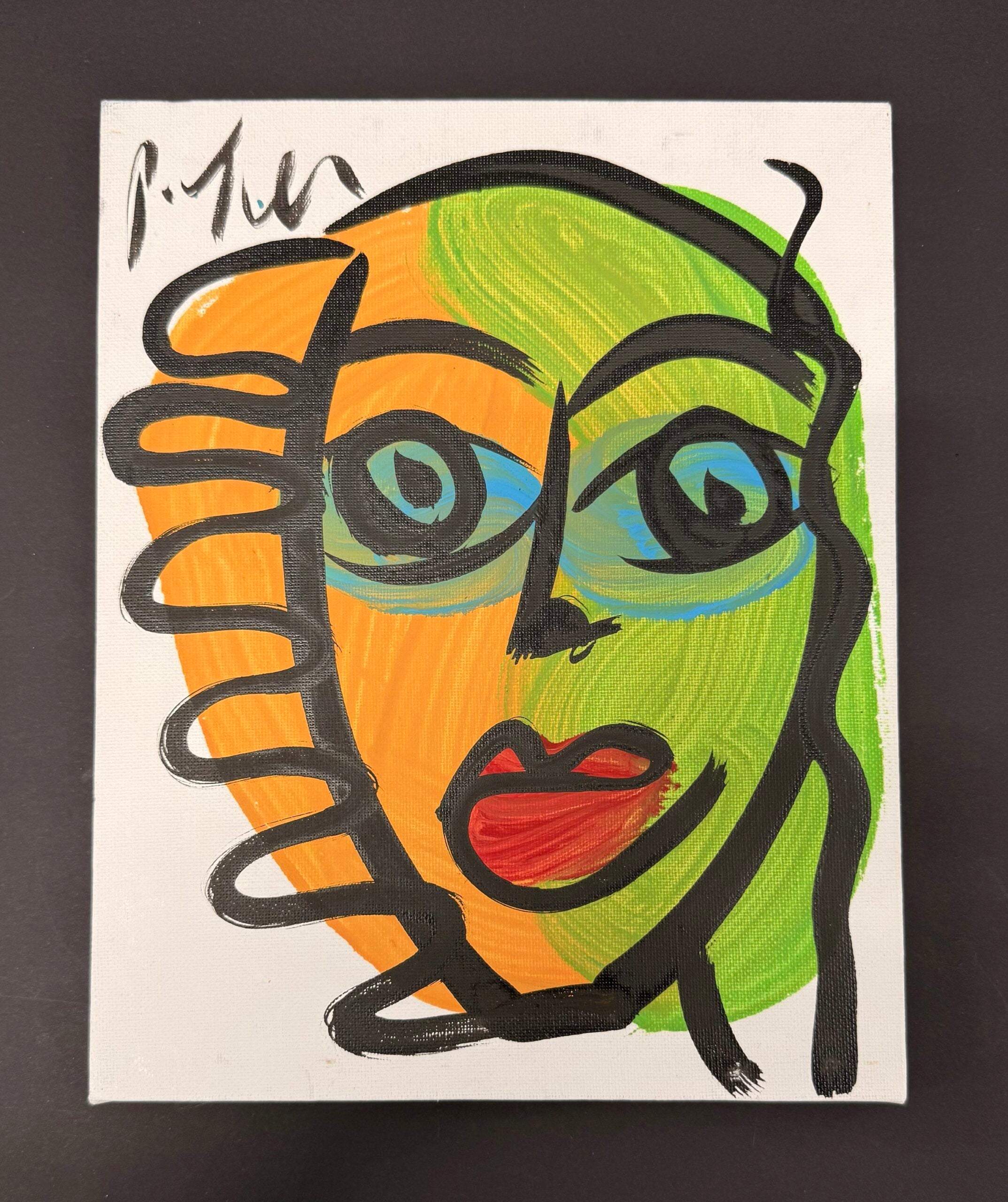 Peter Robert Keil Stylized Acrylic Portrait image 0
