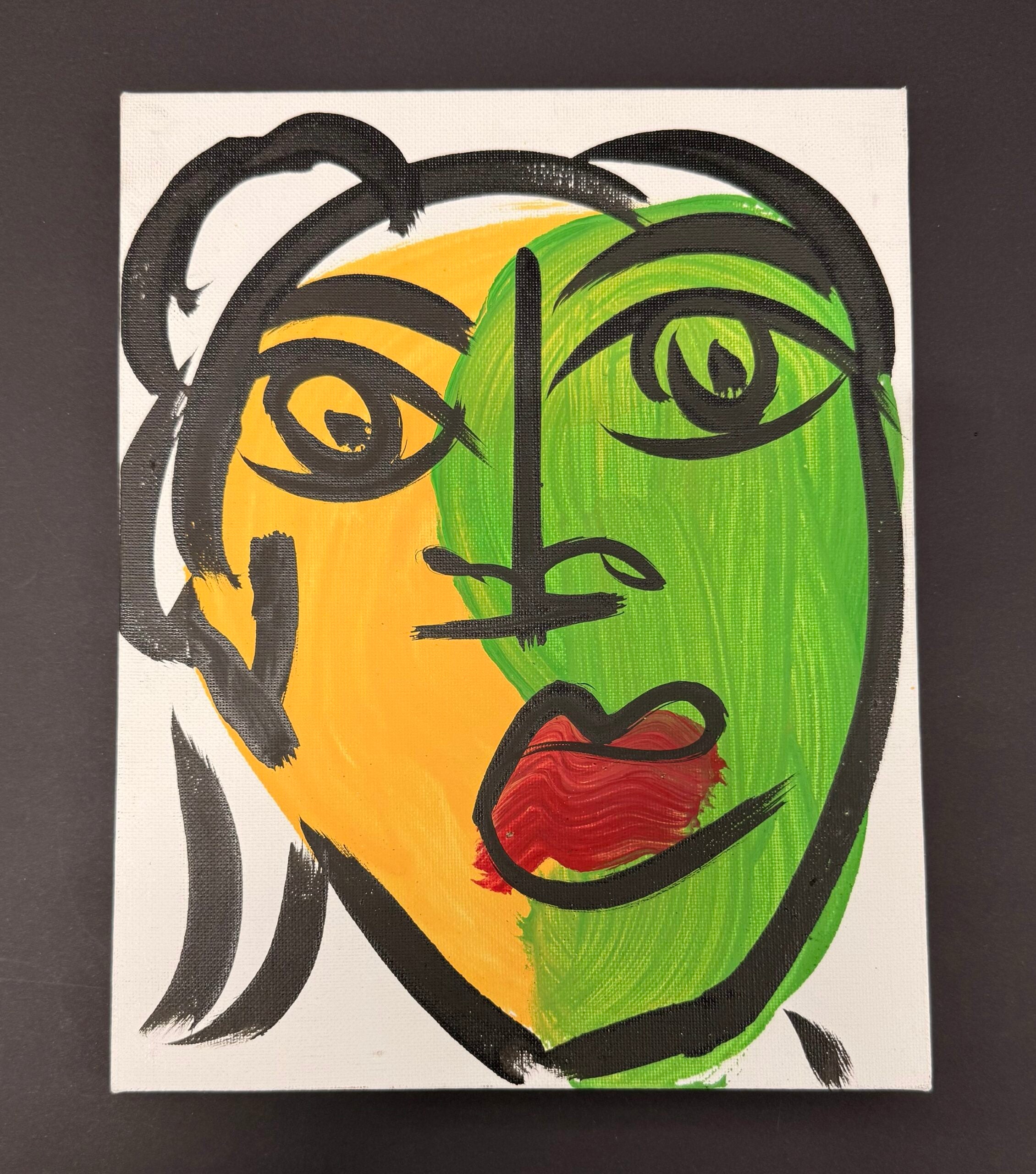 Peter Robert Keil Stylized Acrylic Portrait image 0