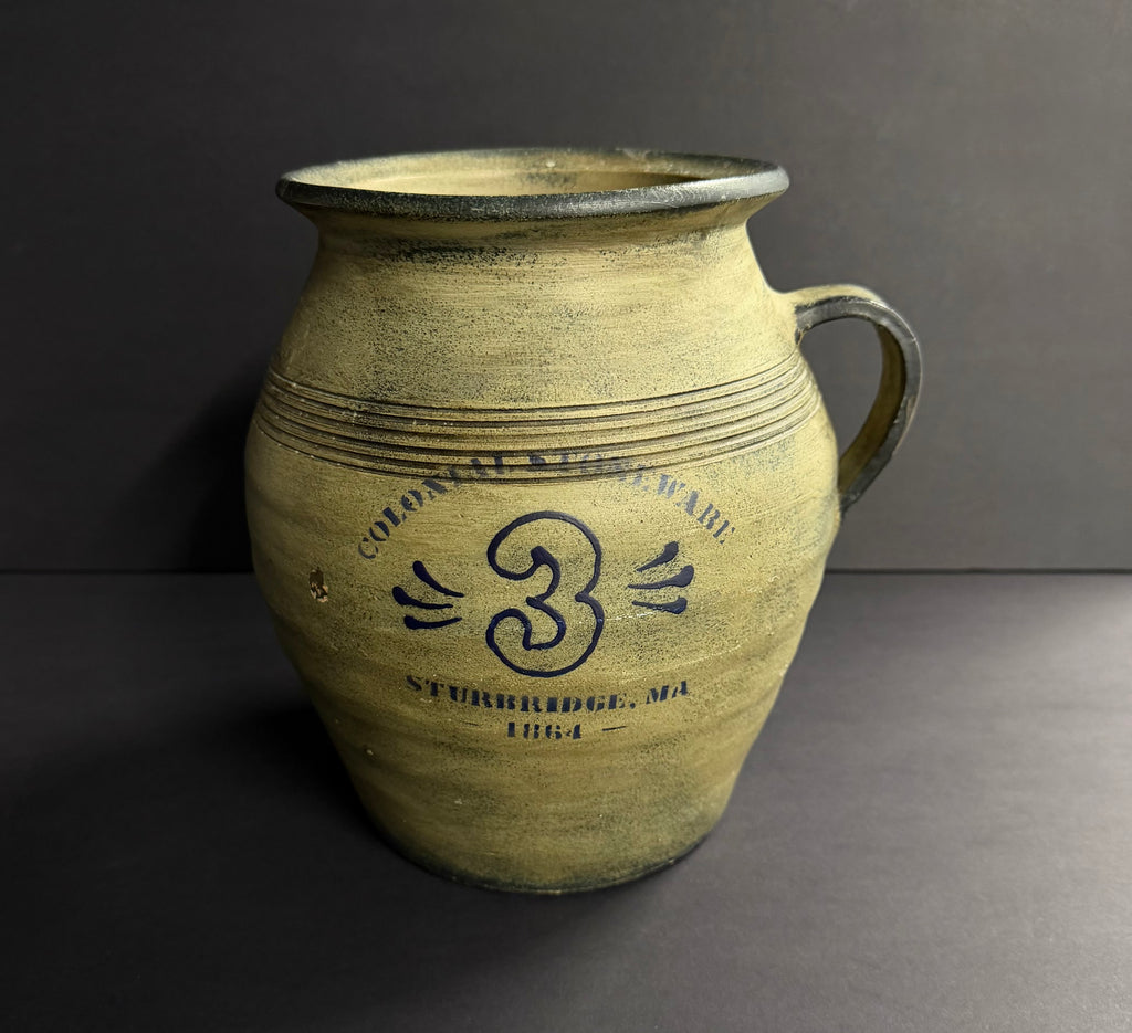 Colonial Stoneware Sturbridge, MA 1864