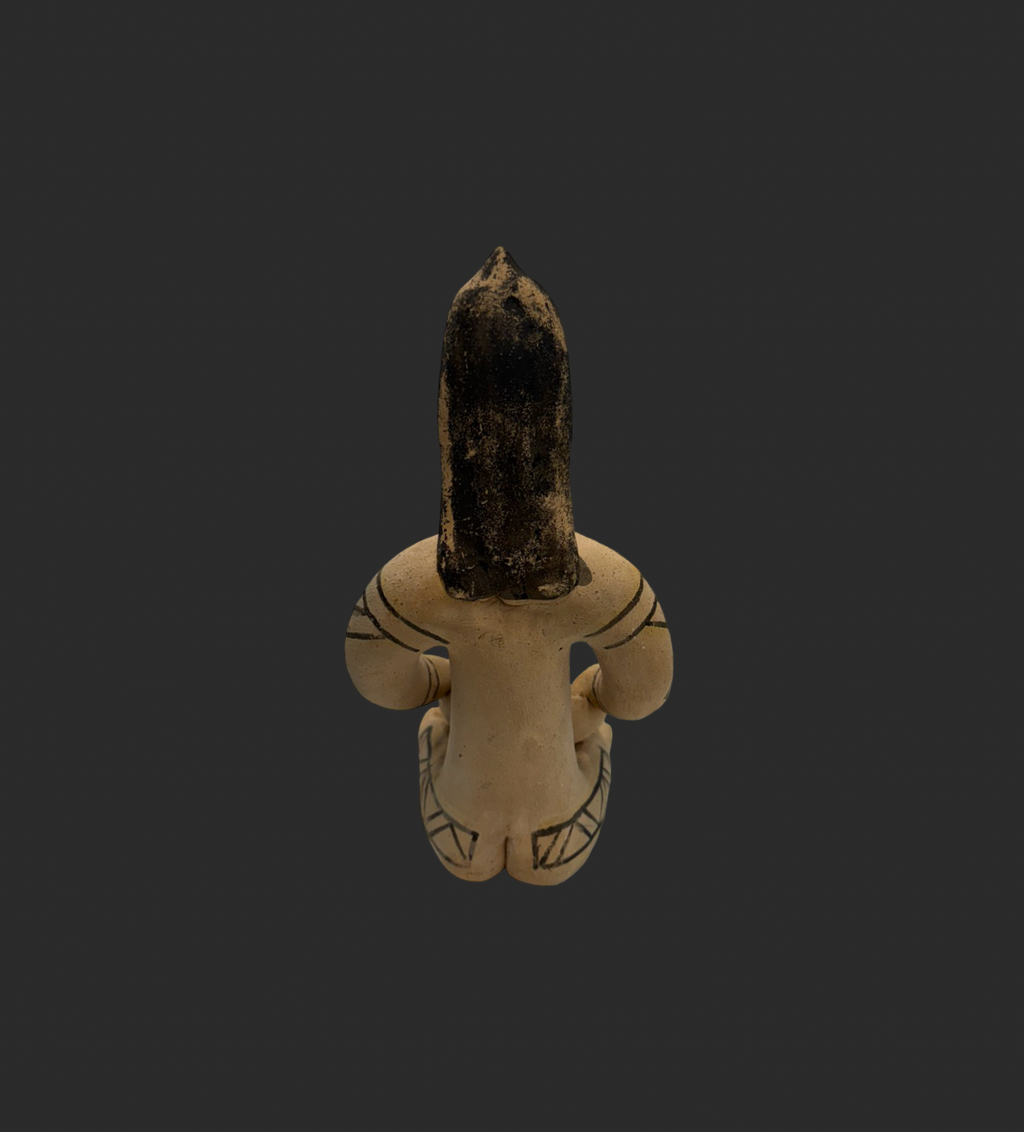 Karaja Clay Tribal Made Primitive Sculpture Brazil