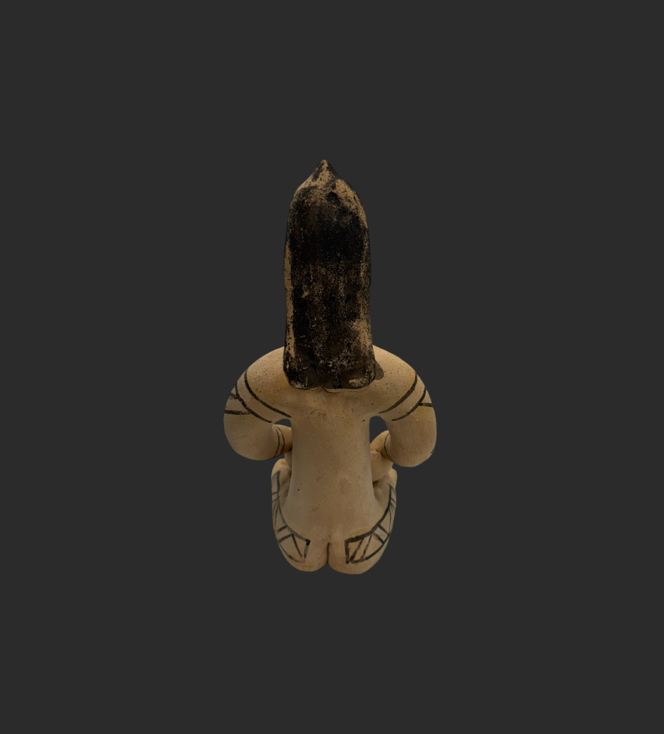 Karaja Clay Tribal Made Primitive Sculpture Brazil