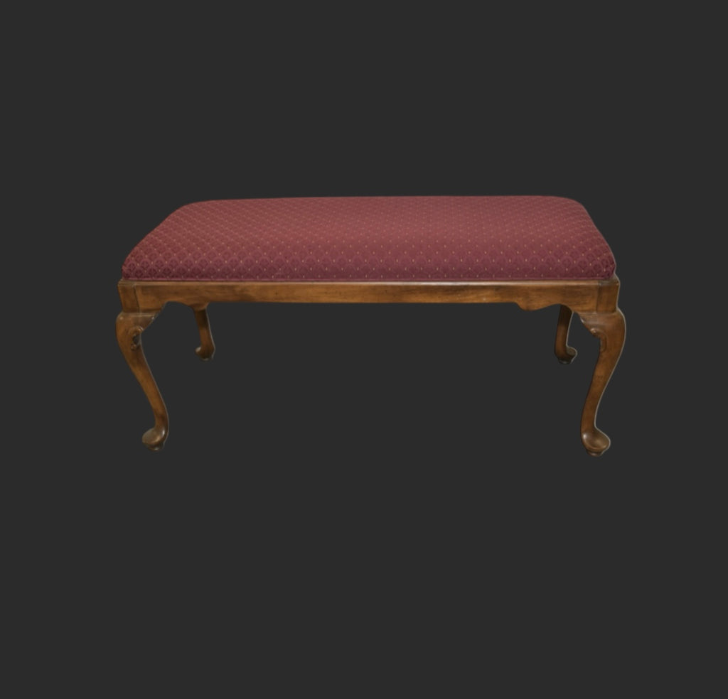 Vintage Queen Anne Style Bench