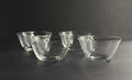 Lalique France - Set Of Four Glass Bowls