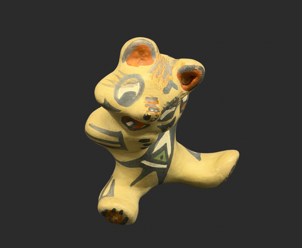 Santa Clara Margaret And Luther Gutierrez Small Pottery Bear Figurine