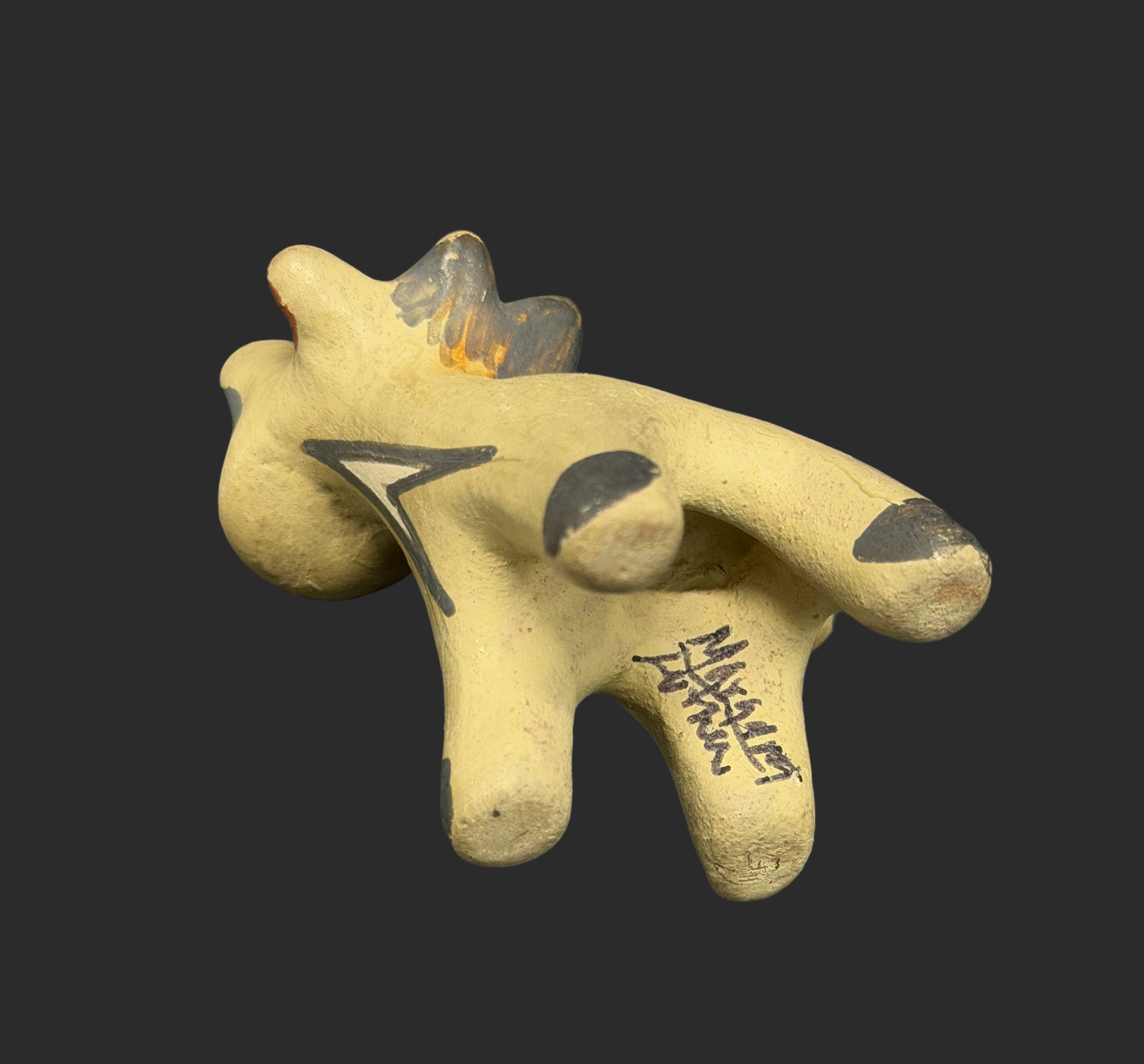 Santa Clara Margaret And Luther Gutierrez Small Pottery Animal Figure