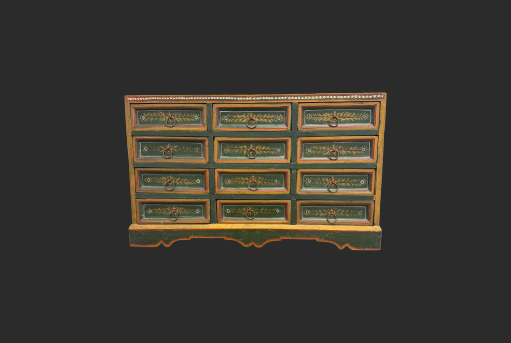 Hand Painted Tibetan Chest