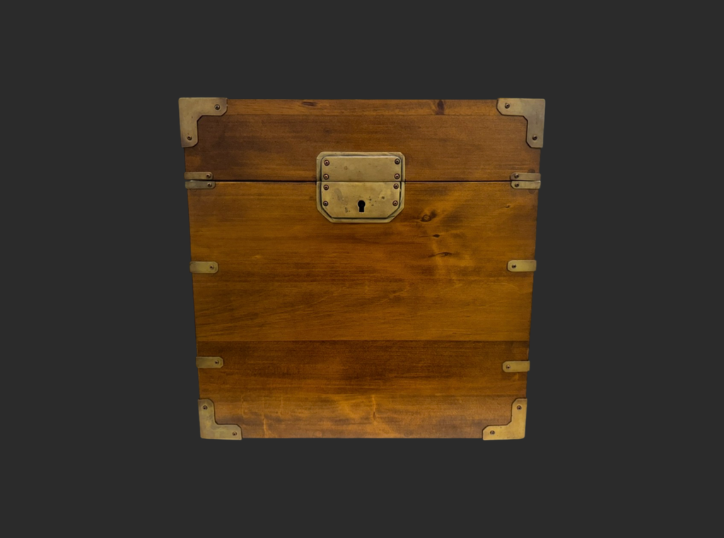 Antique Campaign Cellarette