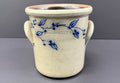 Vintage Salmon Falls Stoneware Pottery BLUEBERRY VINE Double Handles image 0