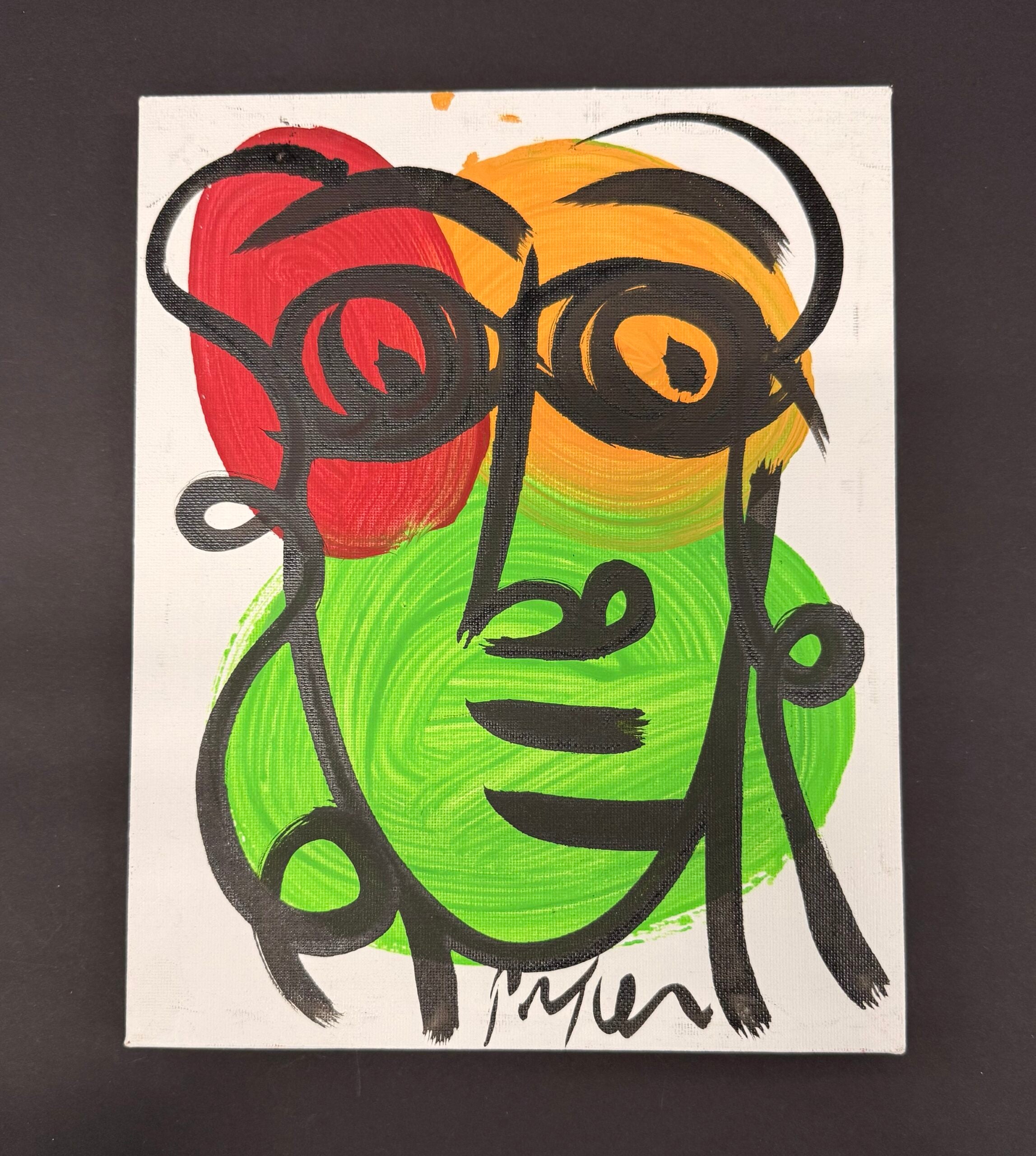 Peter Robert Keil Stylized Acrylic Portrait image 0