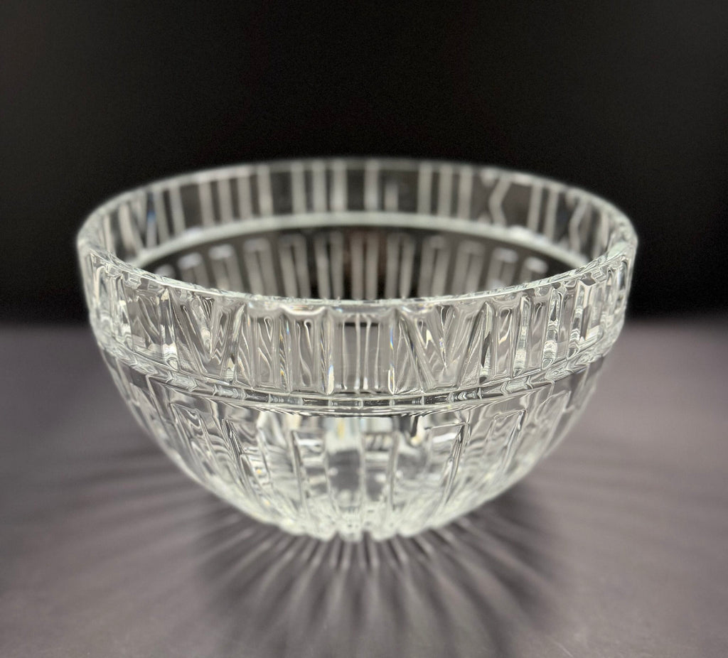 Tiffany &amp; Co. Atlas Roman Numeral Crystal Bowl image 0