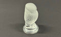 Vintage Lalique France Signed Bird of Prey Small Crystal Owl image 0