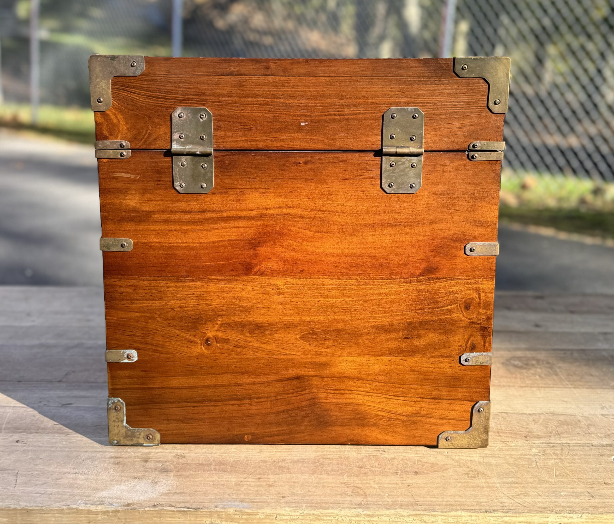Antique Campaign Cellarette image 3
