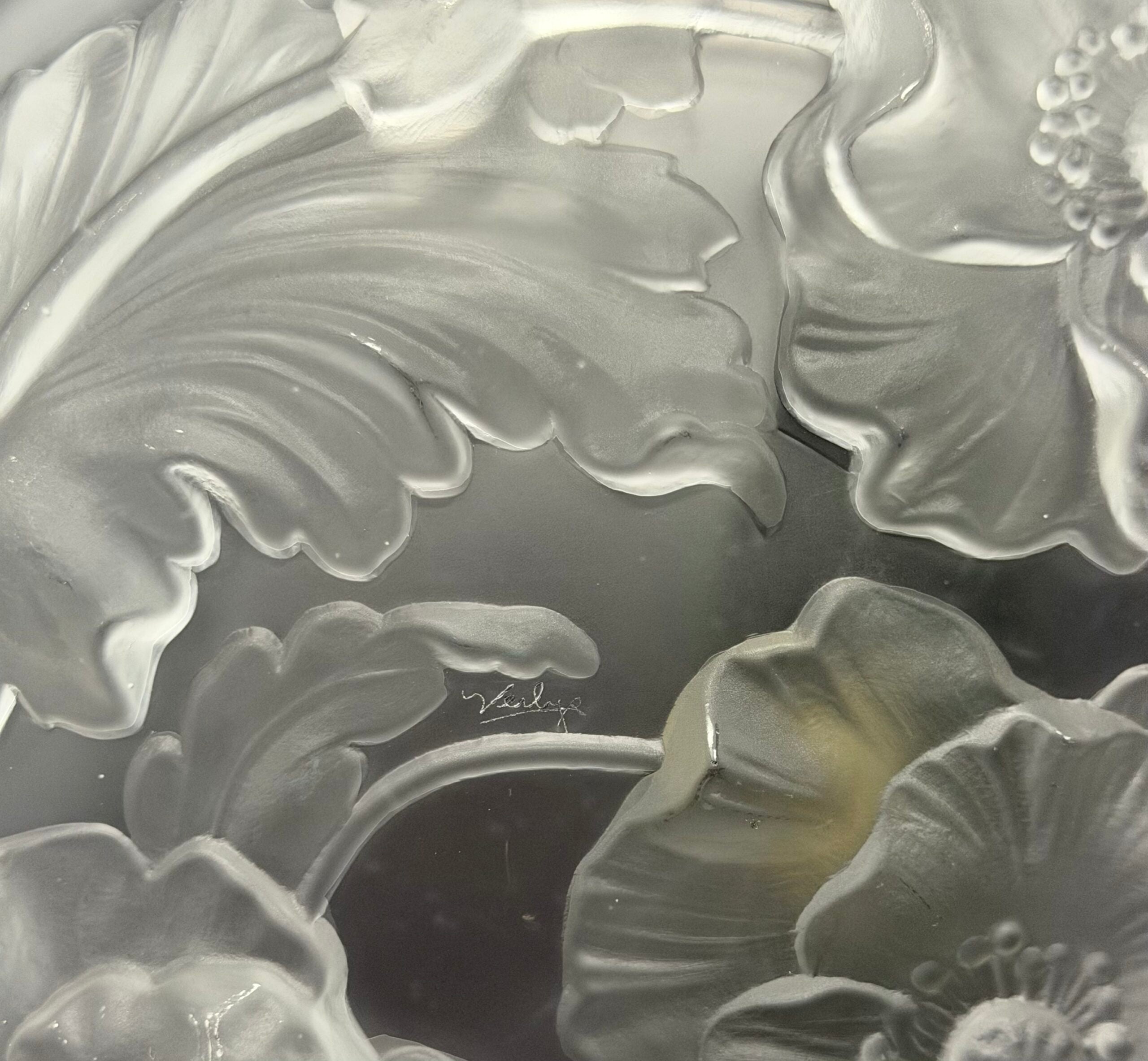 1935 Verrerie D’Andelys Glass Coupe, Charger image 2