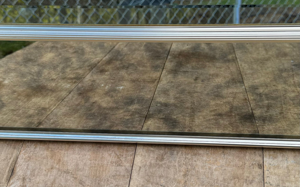 LaBARGE Vintage 1960’s Gold/Silver Beveled Mirror image 1