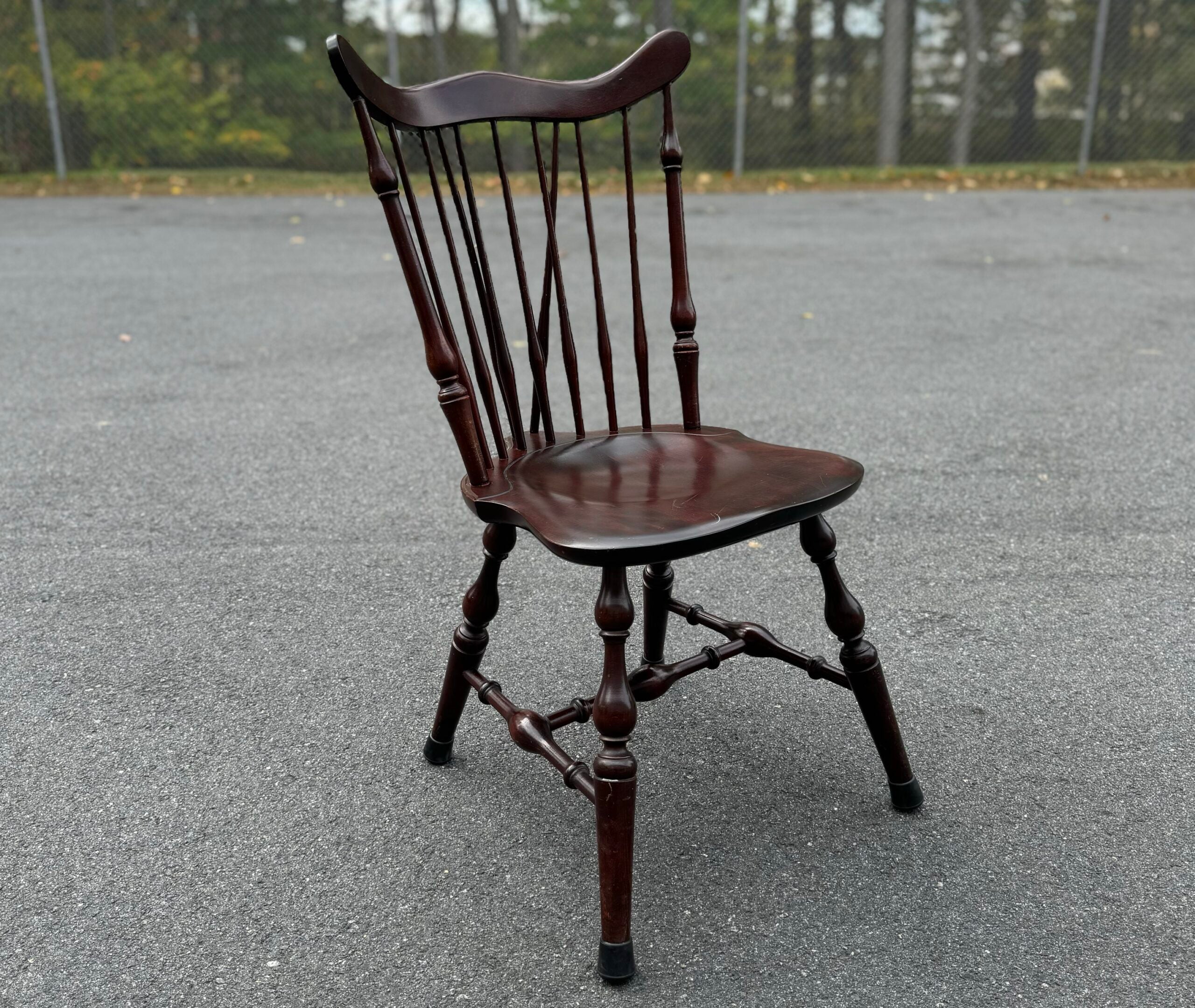 Nichols &amp; Stone Spindle Solid Wood Back Chair image 0