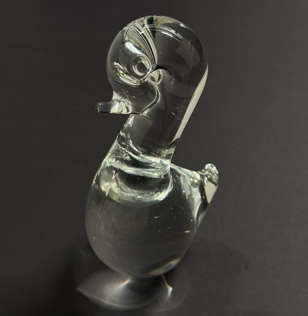 FM Ronneby Konstglas Sweden Glass Duck image 2