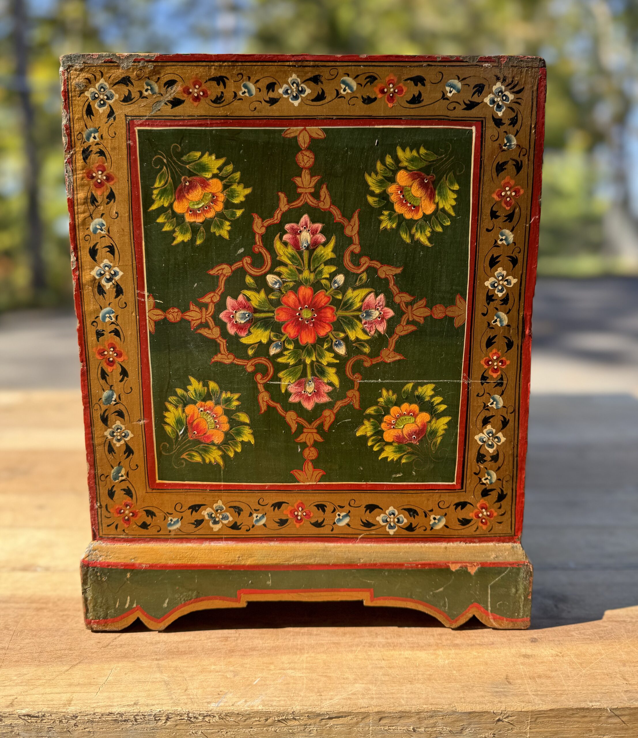 Hand Painted Tibetan Chest image 5