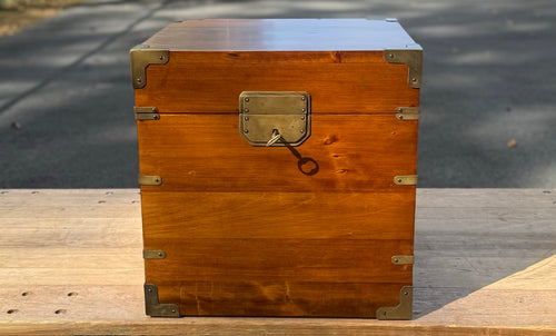 Antique Campaign Cellarette image 0