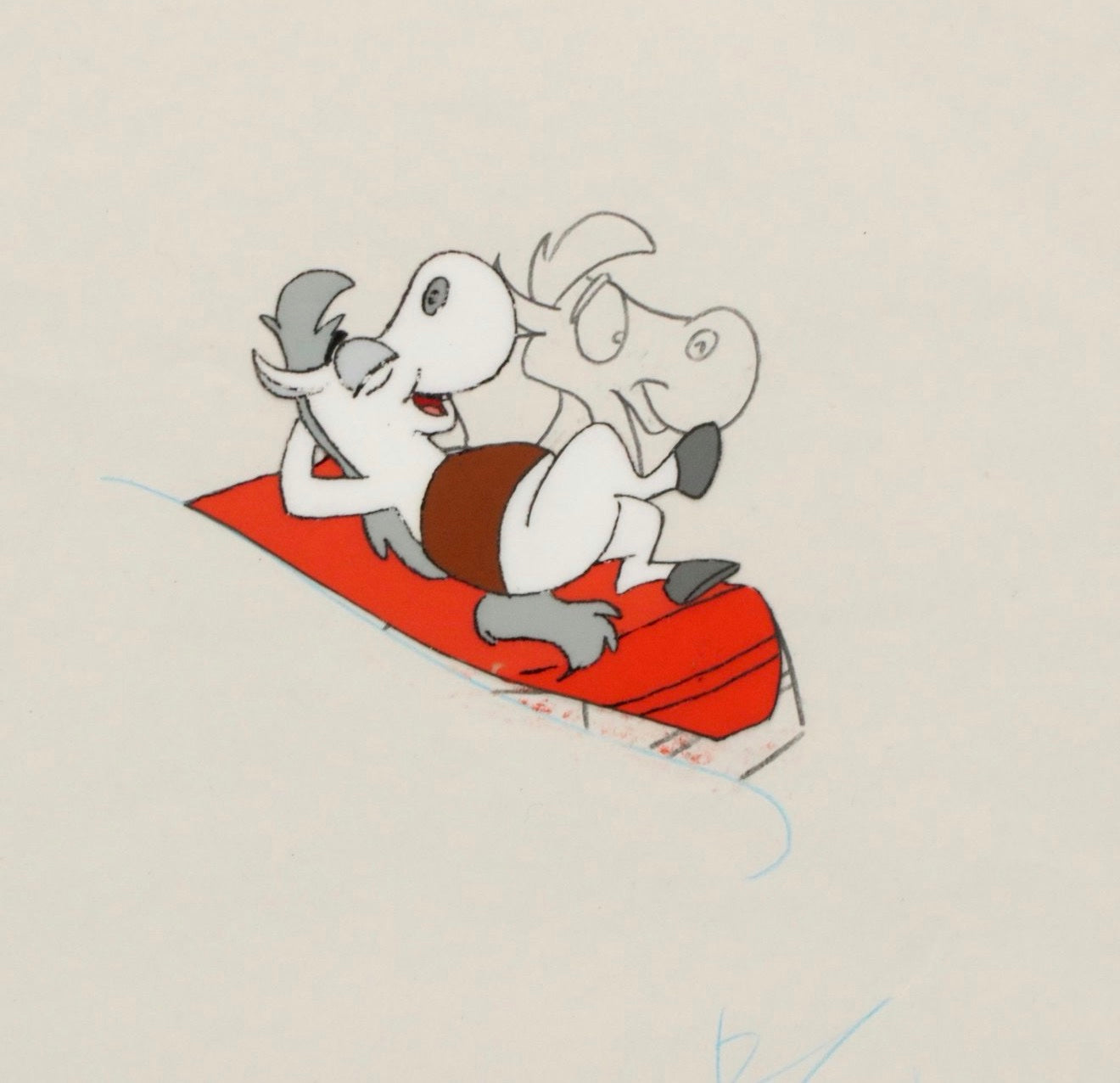 Sericel of Phar Fignewton from "Animaniacs" Hand Painted image 0